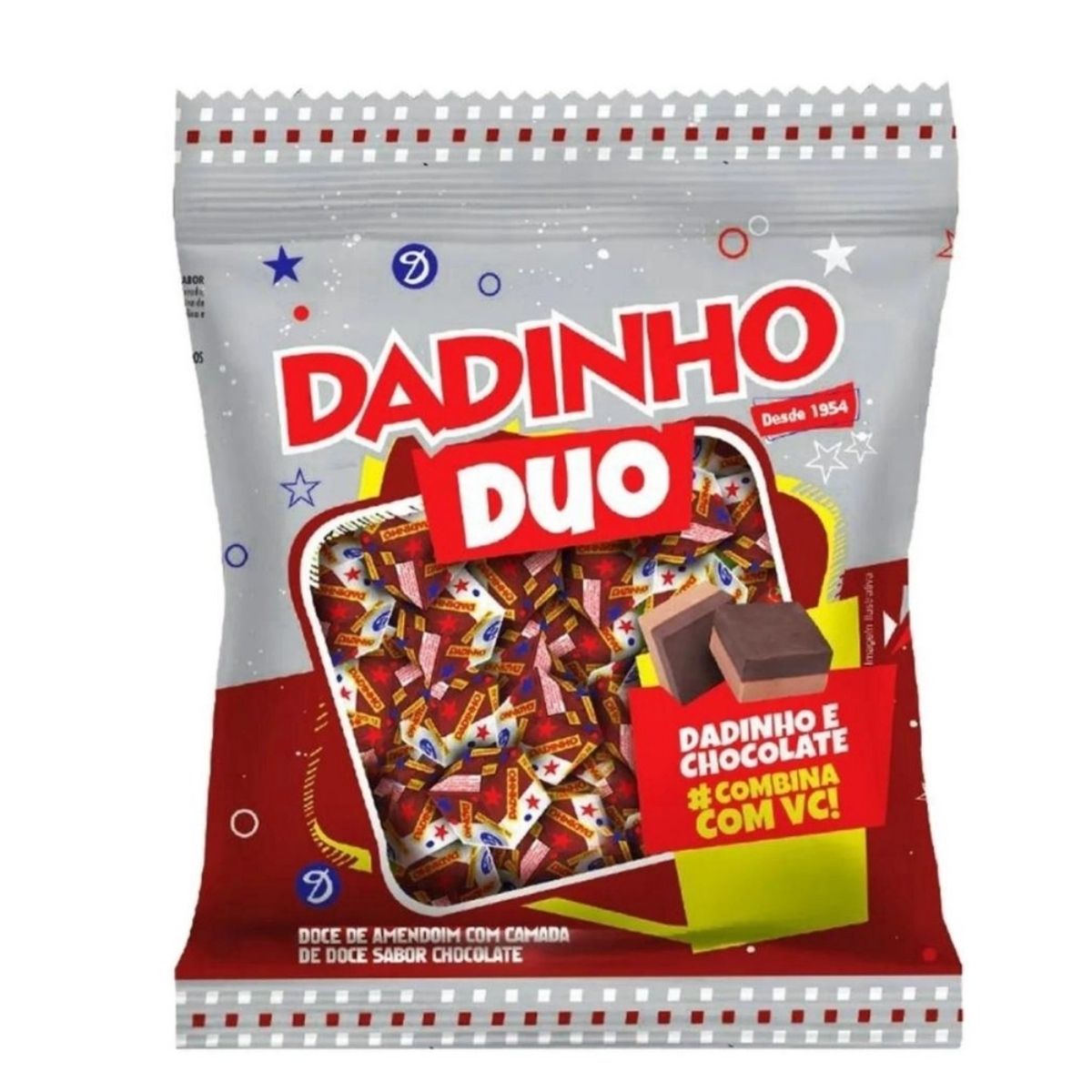 Bala Mastigavél Dadinho Duo 90 g