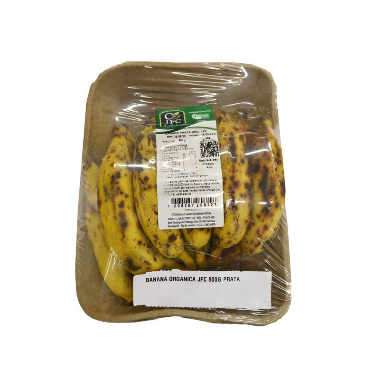 Banana Prata Orgânica JFC 800 g