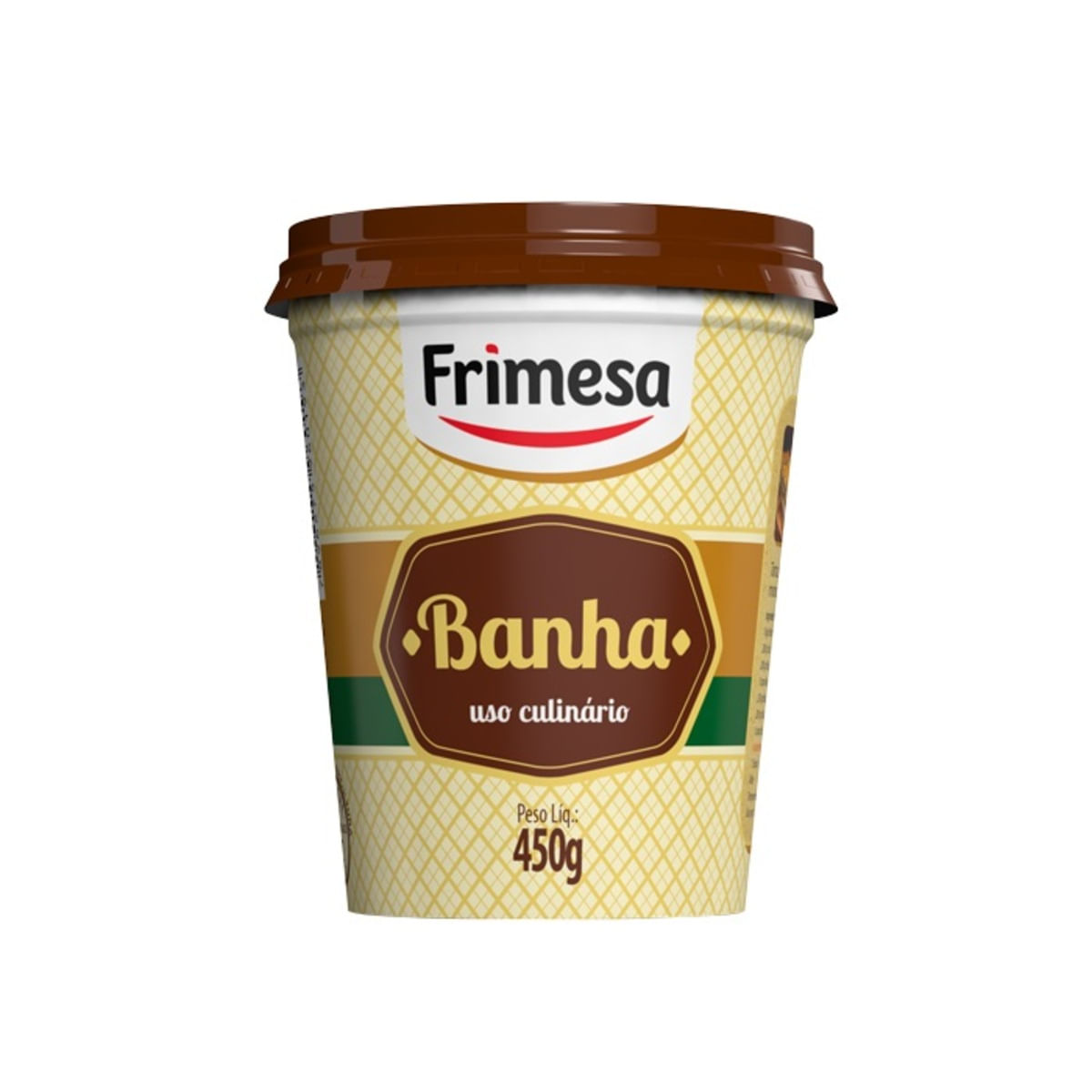 Banha Frimesa de Uso Culinário Pote 450 g