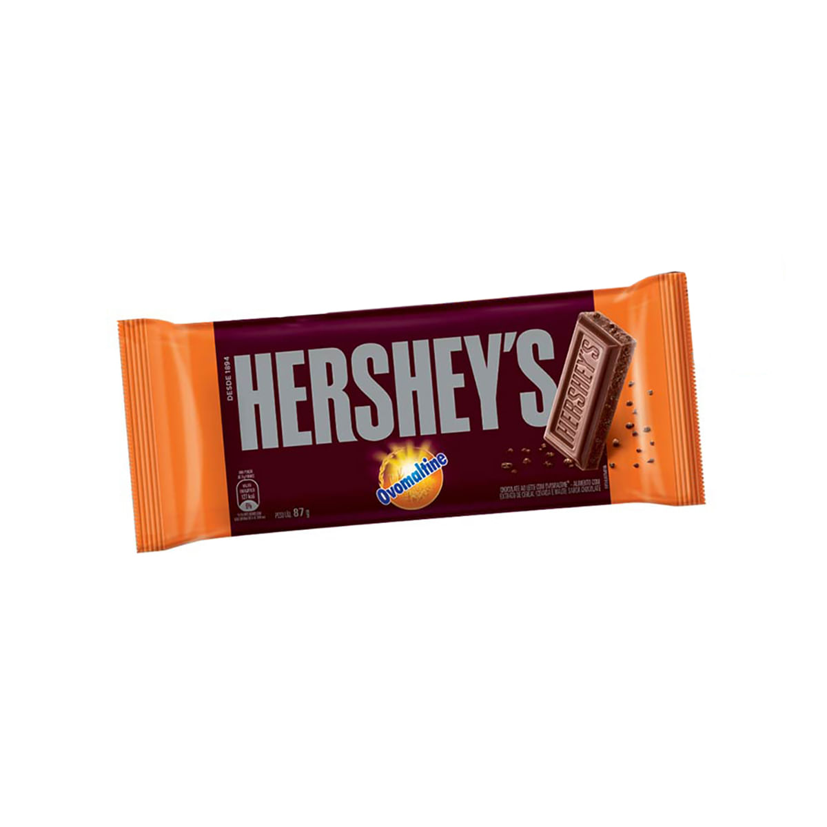 Chocolate ao Leite Hershey&apos;s Ovomaltine 87g