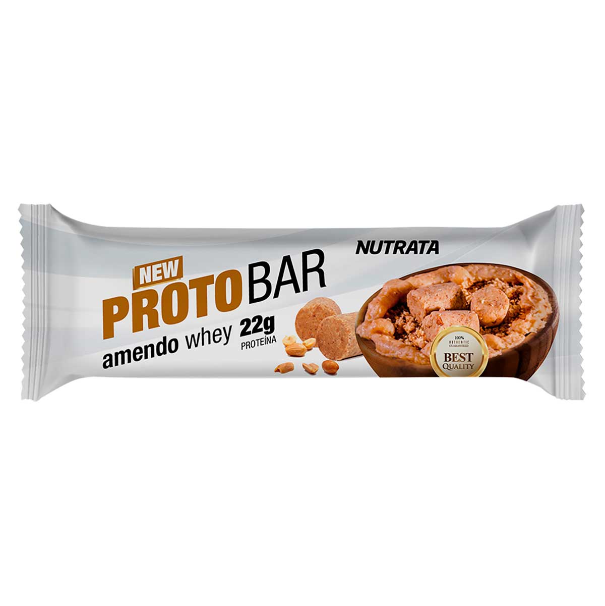 Barra Whey Protobar Sabor Amendo Whey Nutrata 70g