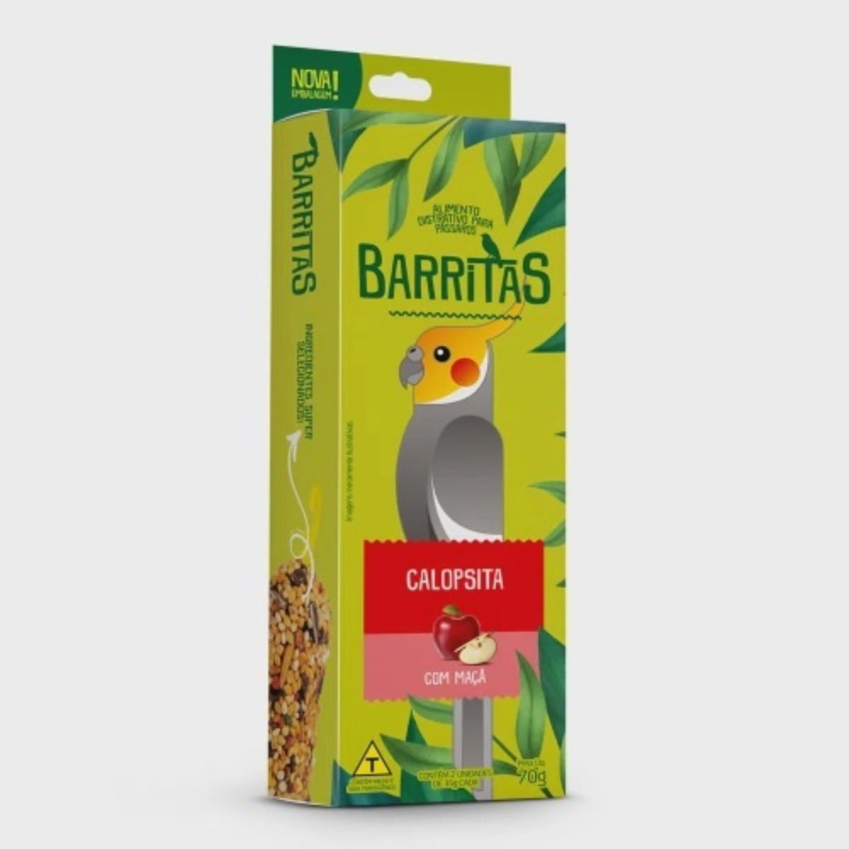 Barra de Sementes com Maçã Barrita para Calopsita Zootekna 70 g