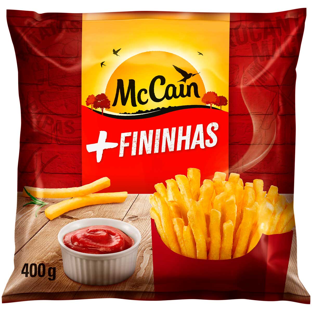 Batata Congelada +Fininhas Mccain Pacote 400g