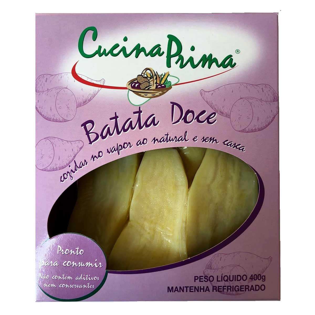 Batata Doce Cozida Verdureira 400 g