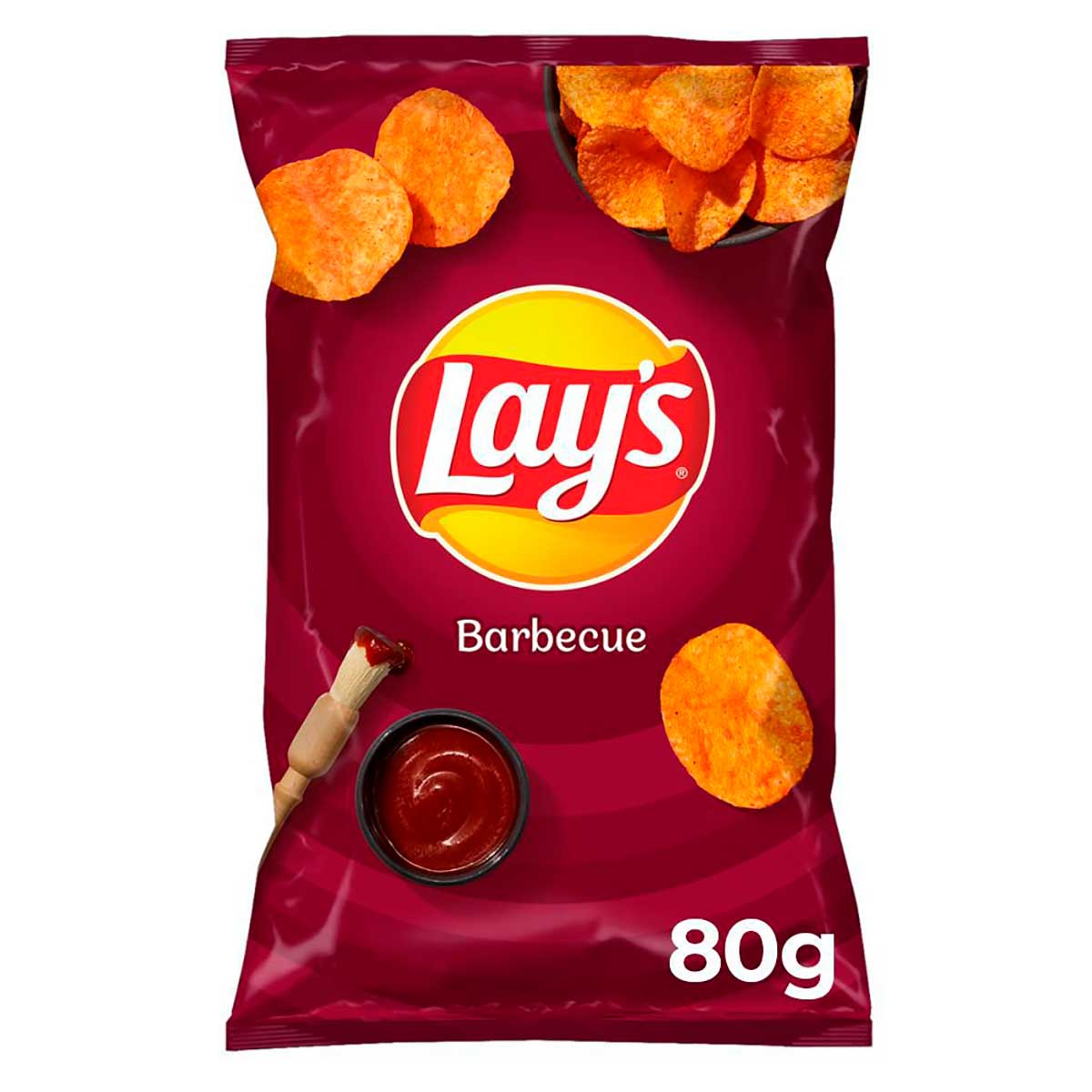 Batata Frita Lisa Lays Sabor Barbecue 80g