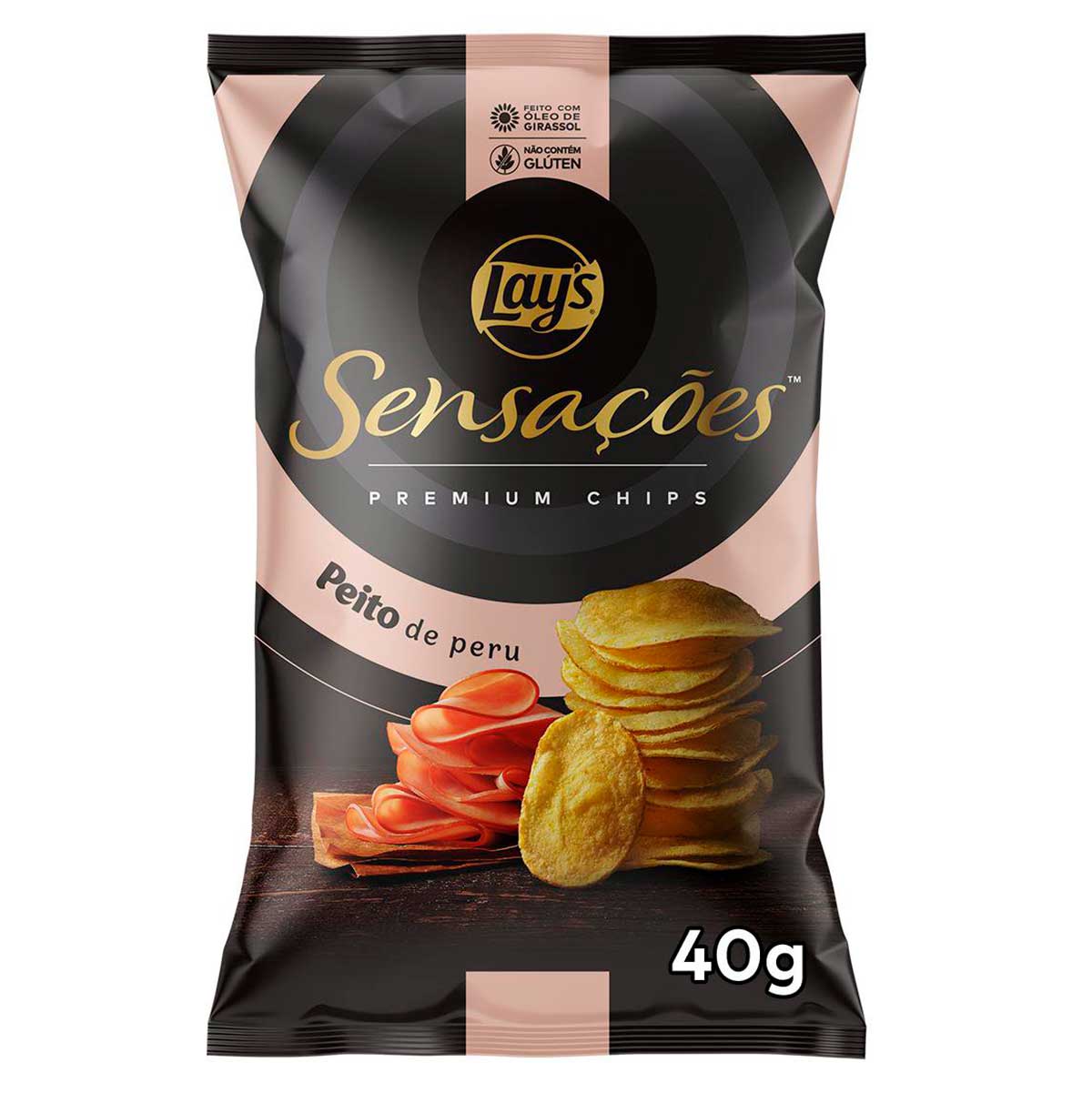 Batata Frita Lisa Sensações Sabor Peito de Peru 40g