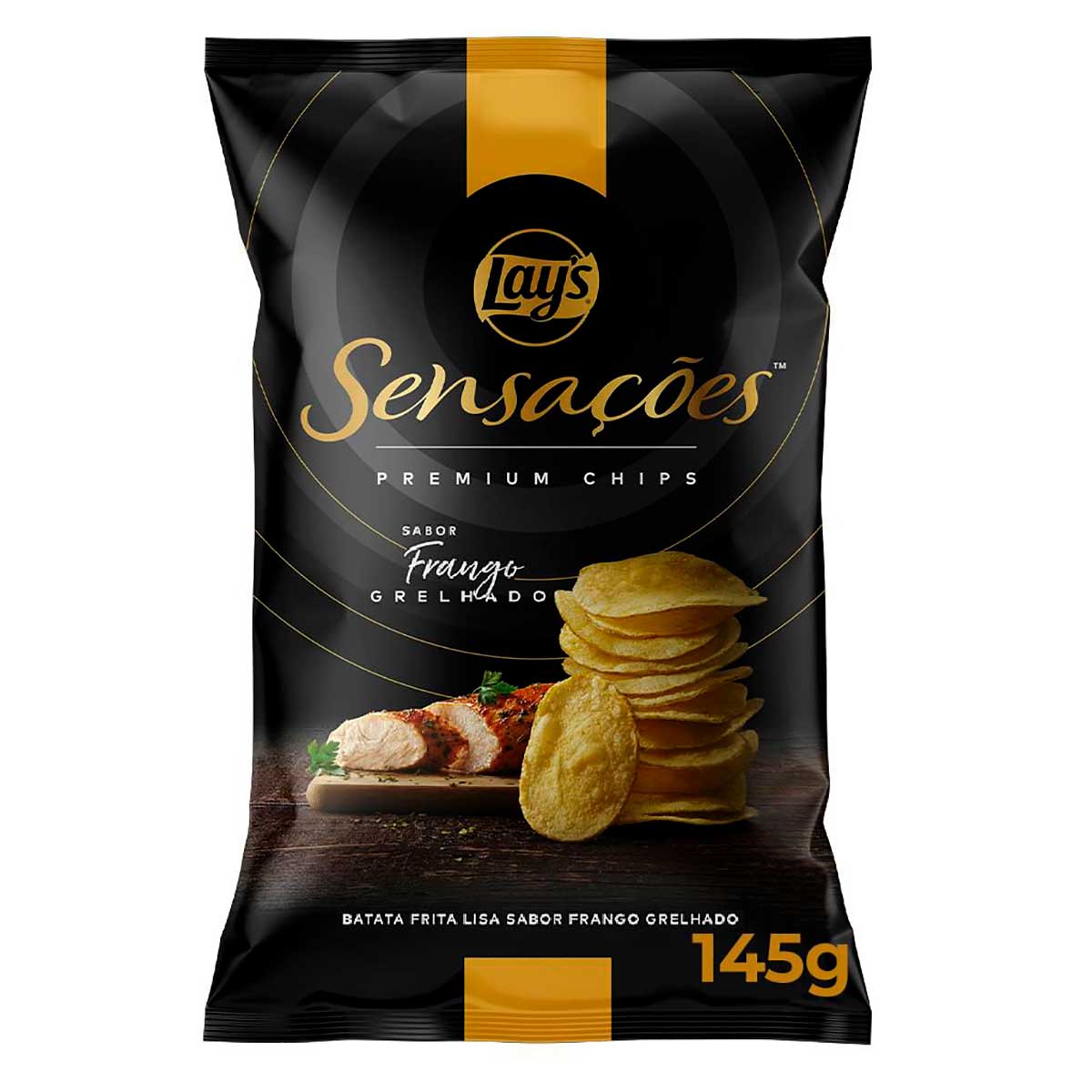 Batata Frita Sensações Elma Chips Frango Grelhado 145g