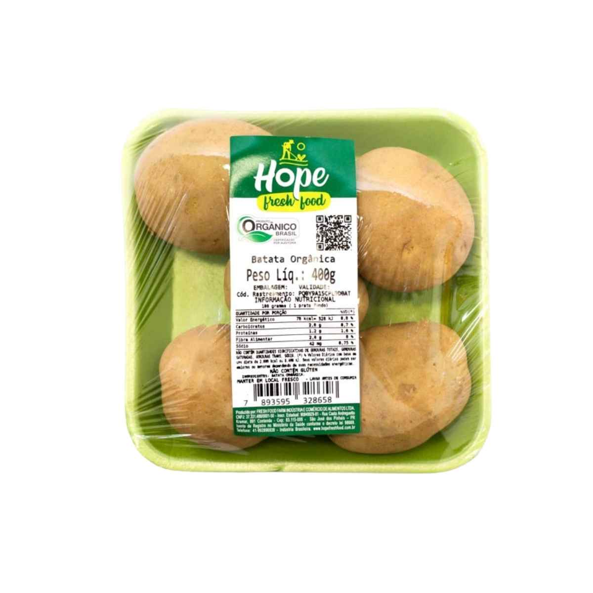 Batata Comum Orgânica Hope 400 g