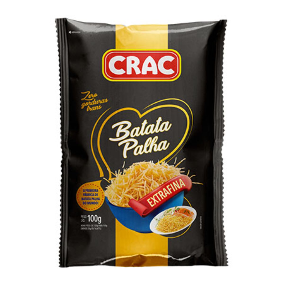 Batata Palha Extra Fina Crac 100 g