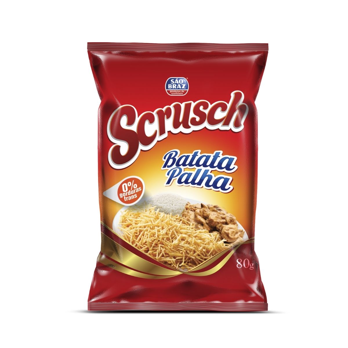 Batata Palha Scrush São Braz 80 g