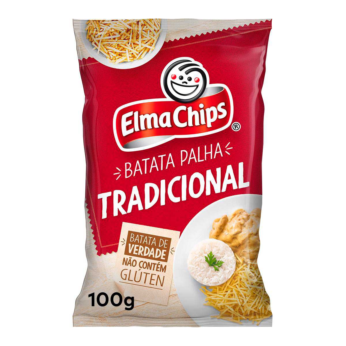 Batata Palha Tradicional Elma Chips 100g