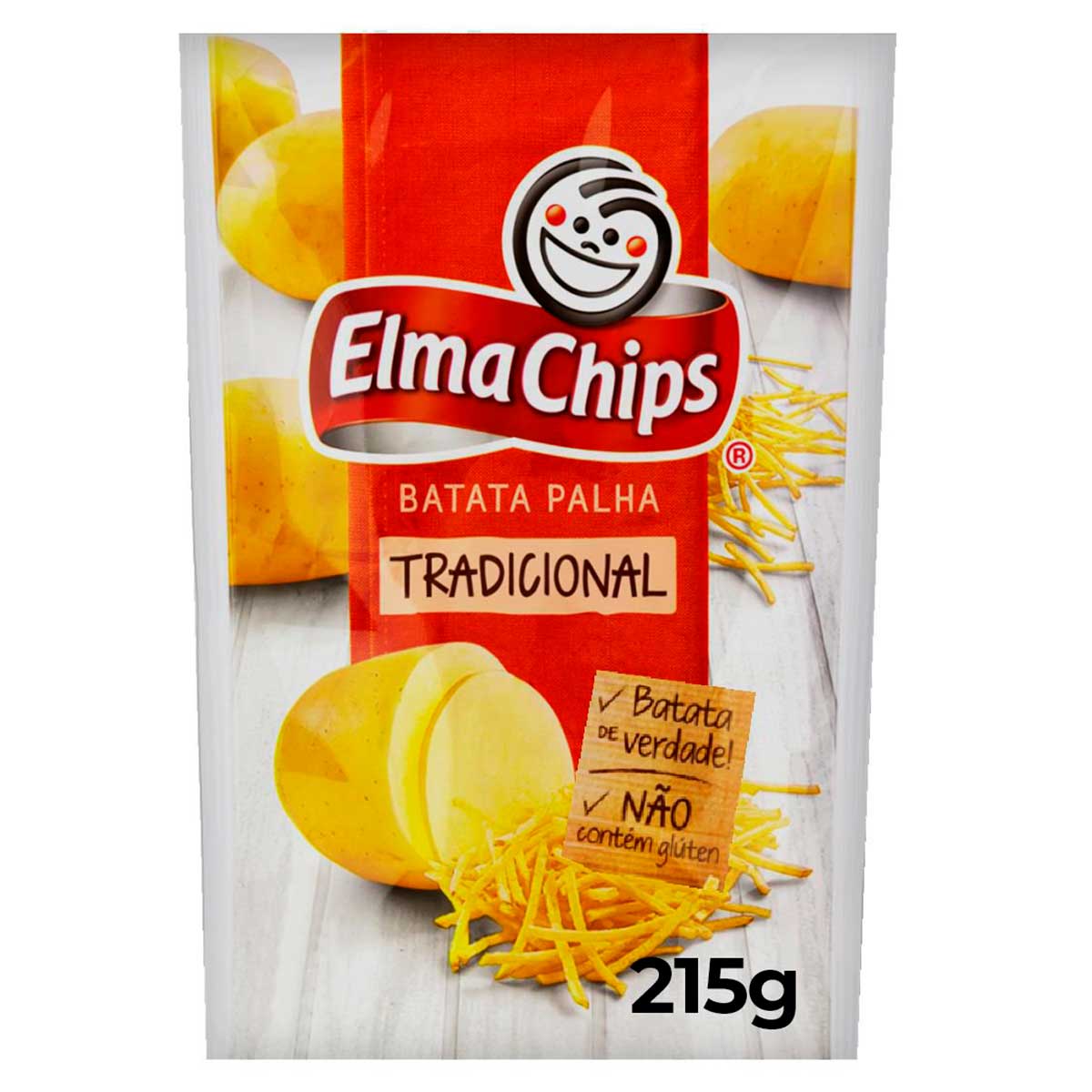 Batata Palha Tradicional Elma Chips 215g