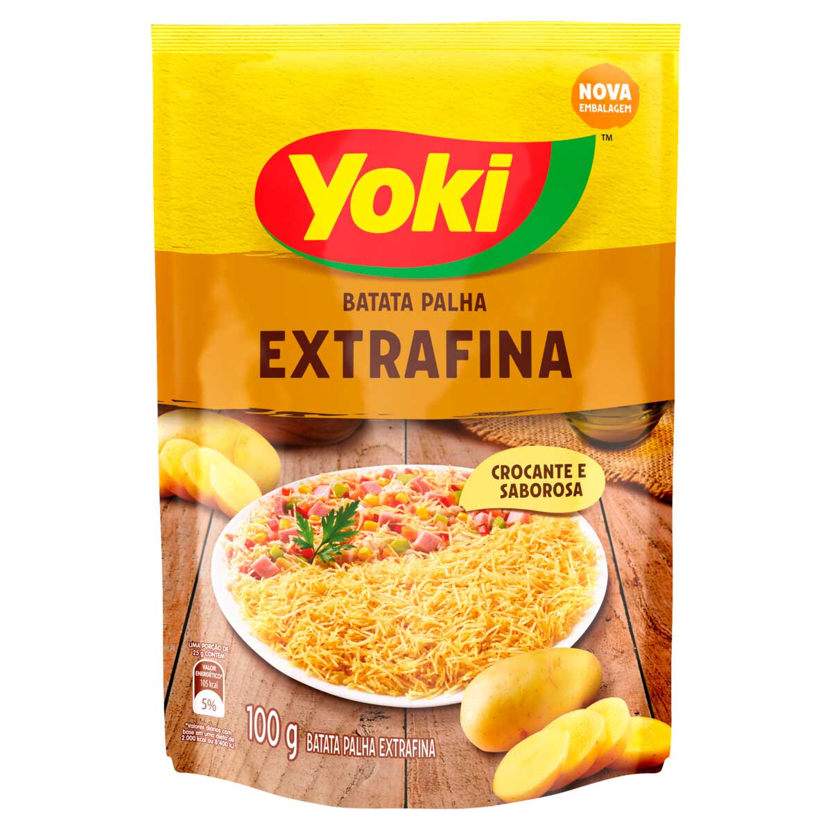 Batata Palha Extrafina Yoki 100g