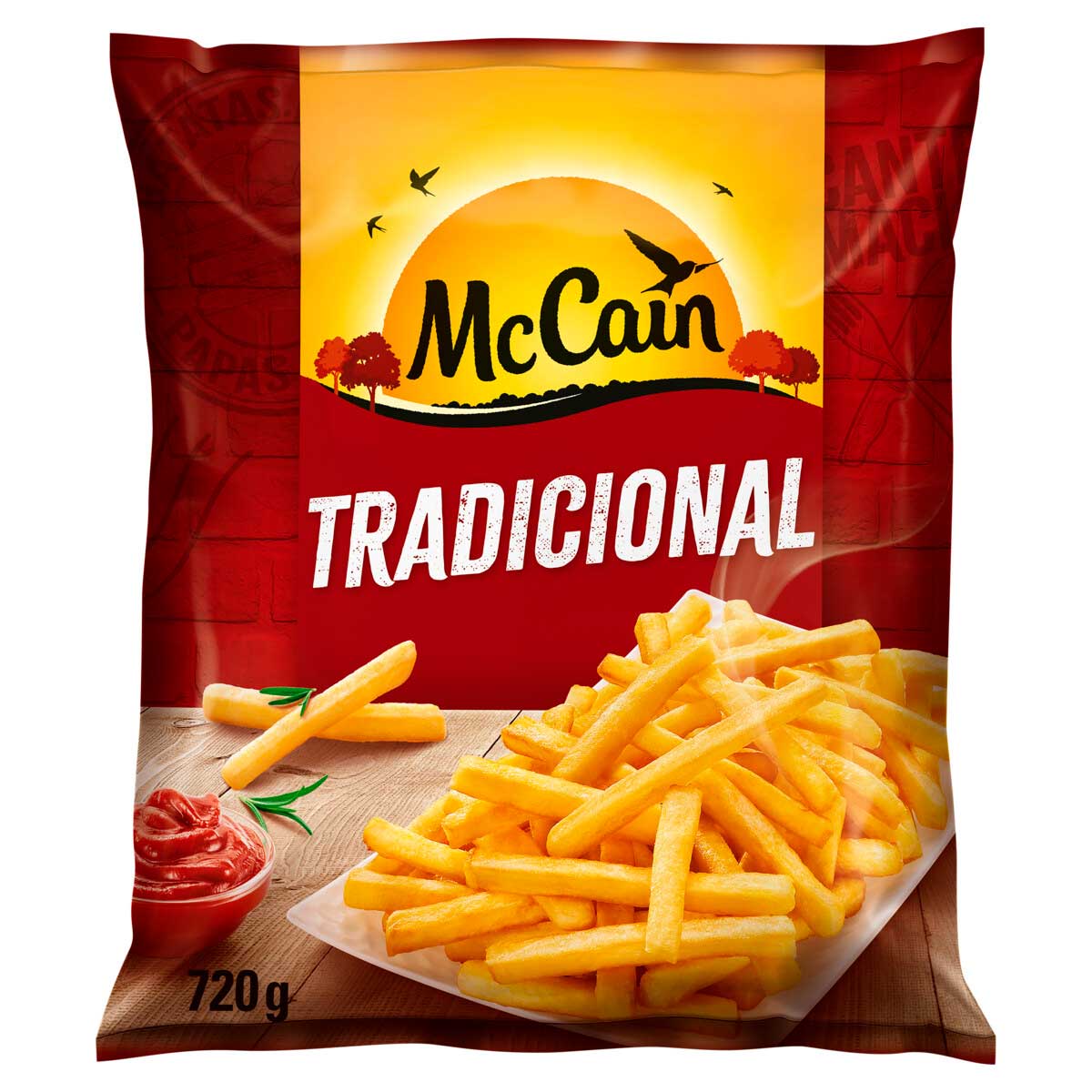 Batata Pré-frita Congelada Mccain Tradicional Pacote 720g