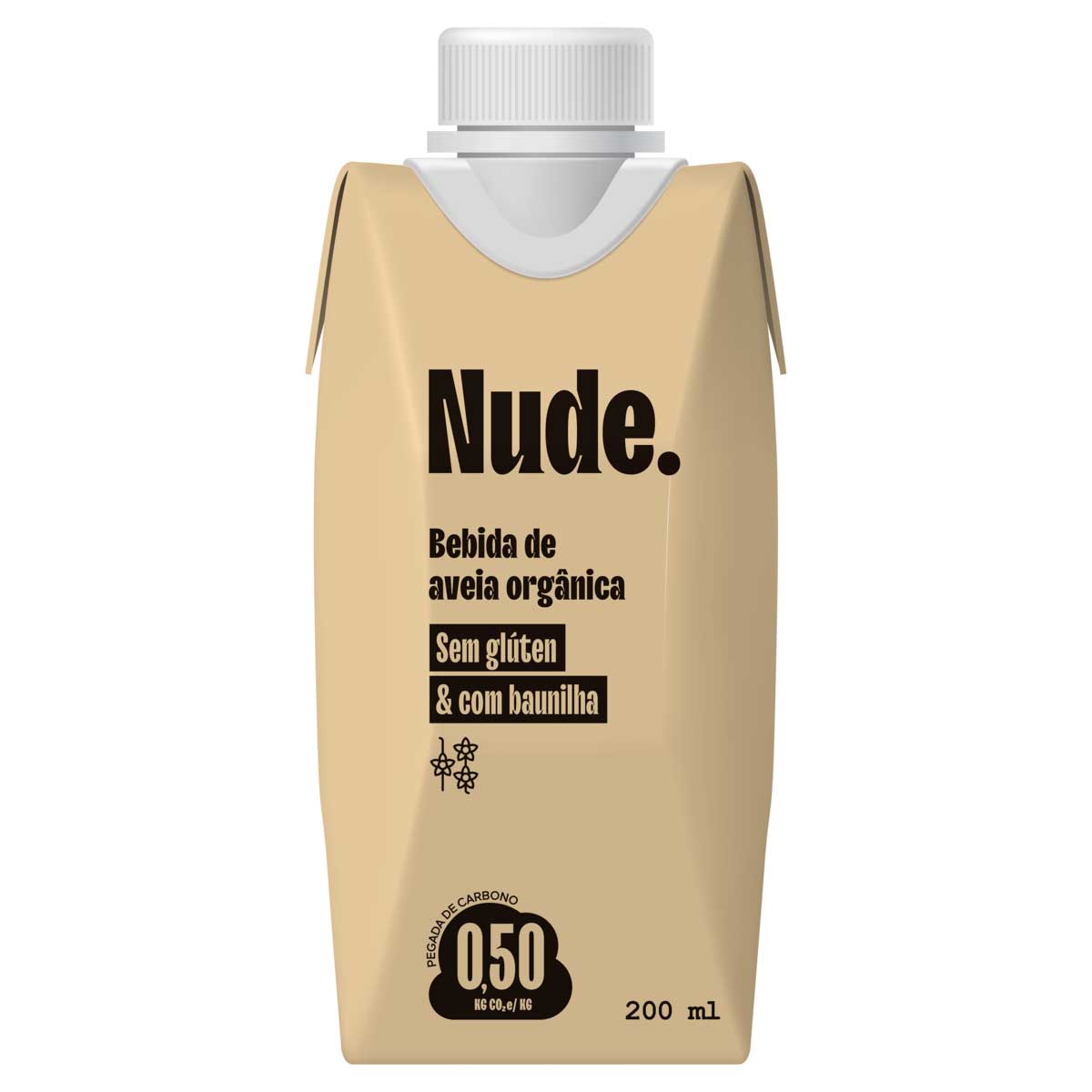 Bebida à Base de Aveia Orgânica Nude Baunilha 200ml