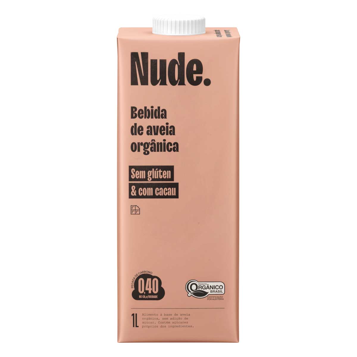 Bebida à Base de Aveia Orgânica Nude Cacau 1L