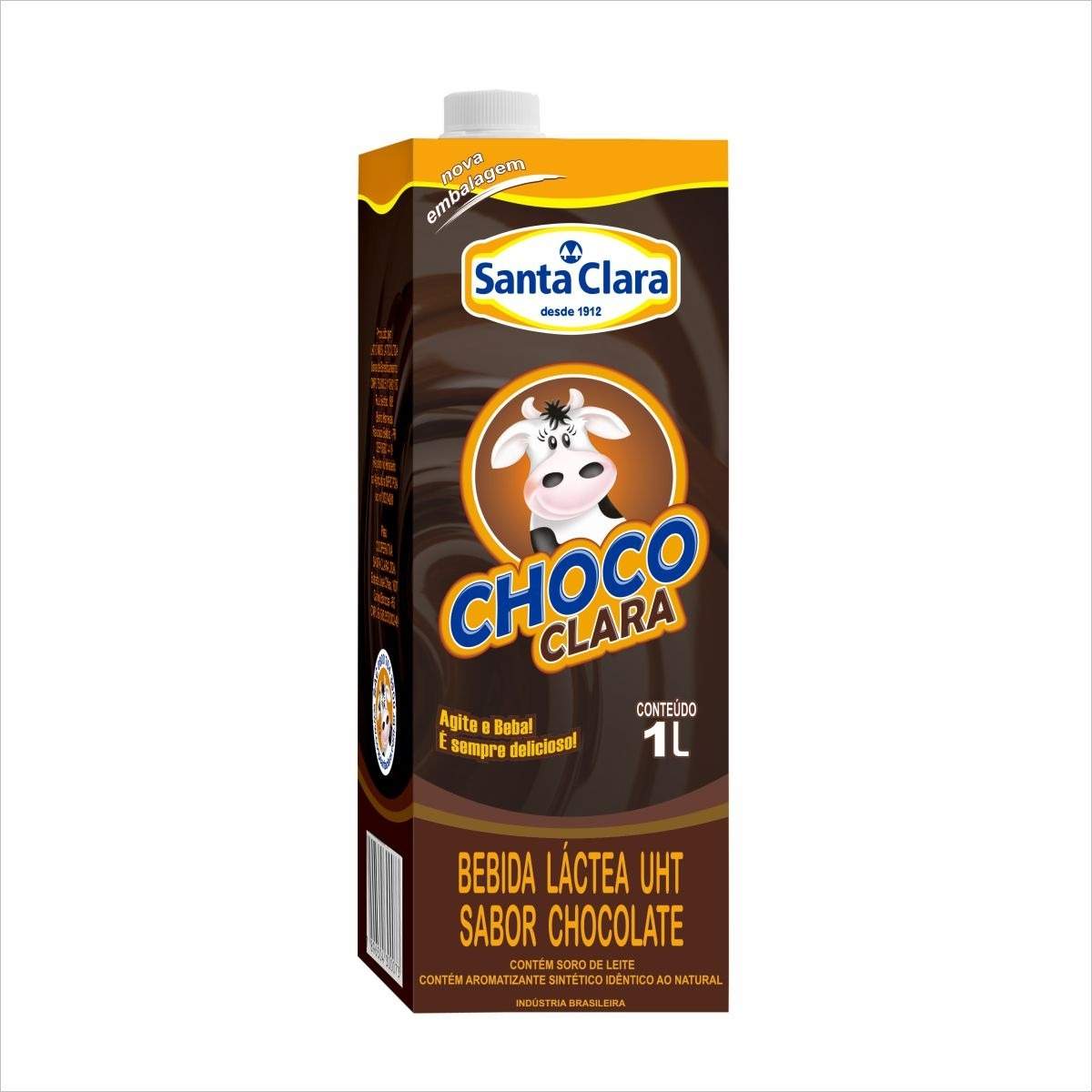 Bebida Láctea UHT Santa Clara Chococlara 1 L