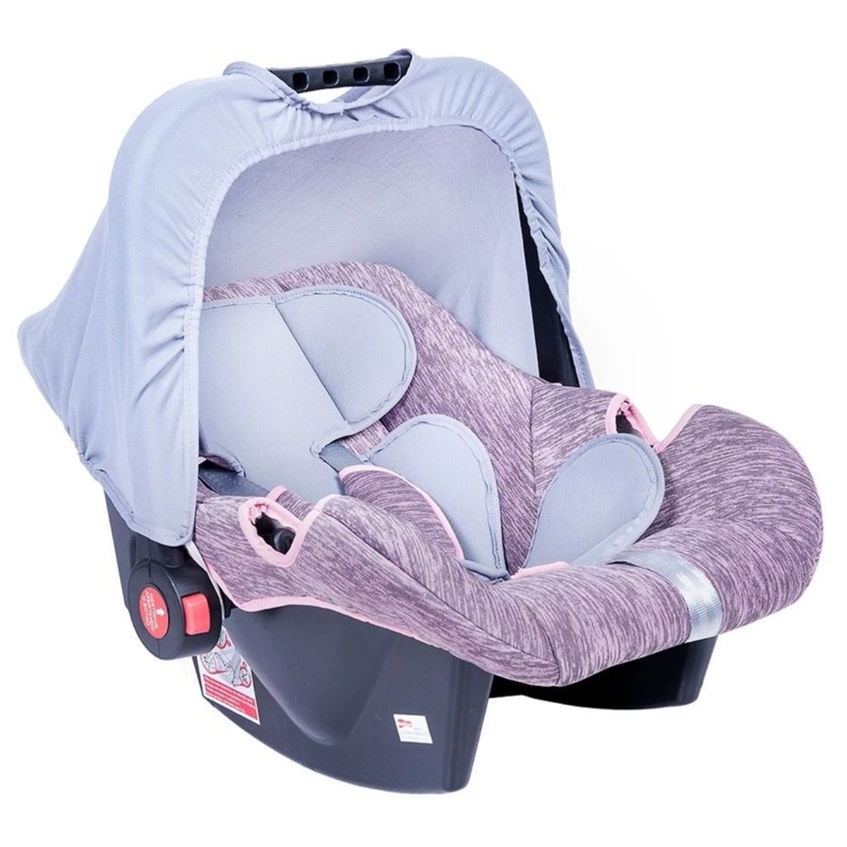 Bebê Conforto Styll Baby Cinza e Rosa Suporta de 0 a 13Kg