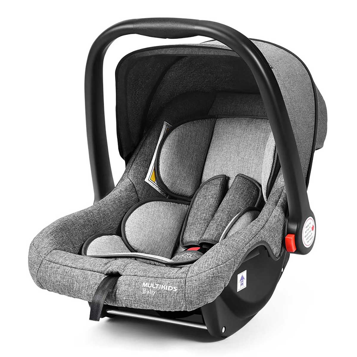 Bebê Conforto Multikids Baby BB407 Cinza Suporta até 13Kg