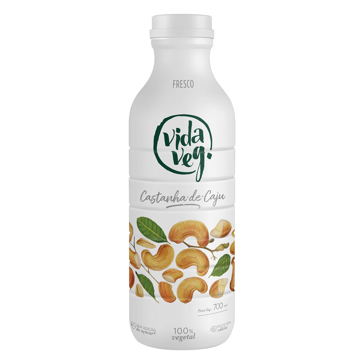 Bebida à Base de Castanha-de-Caju Vida Veg Garrafa 700 ml