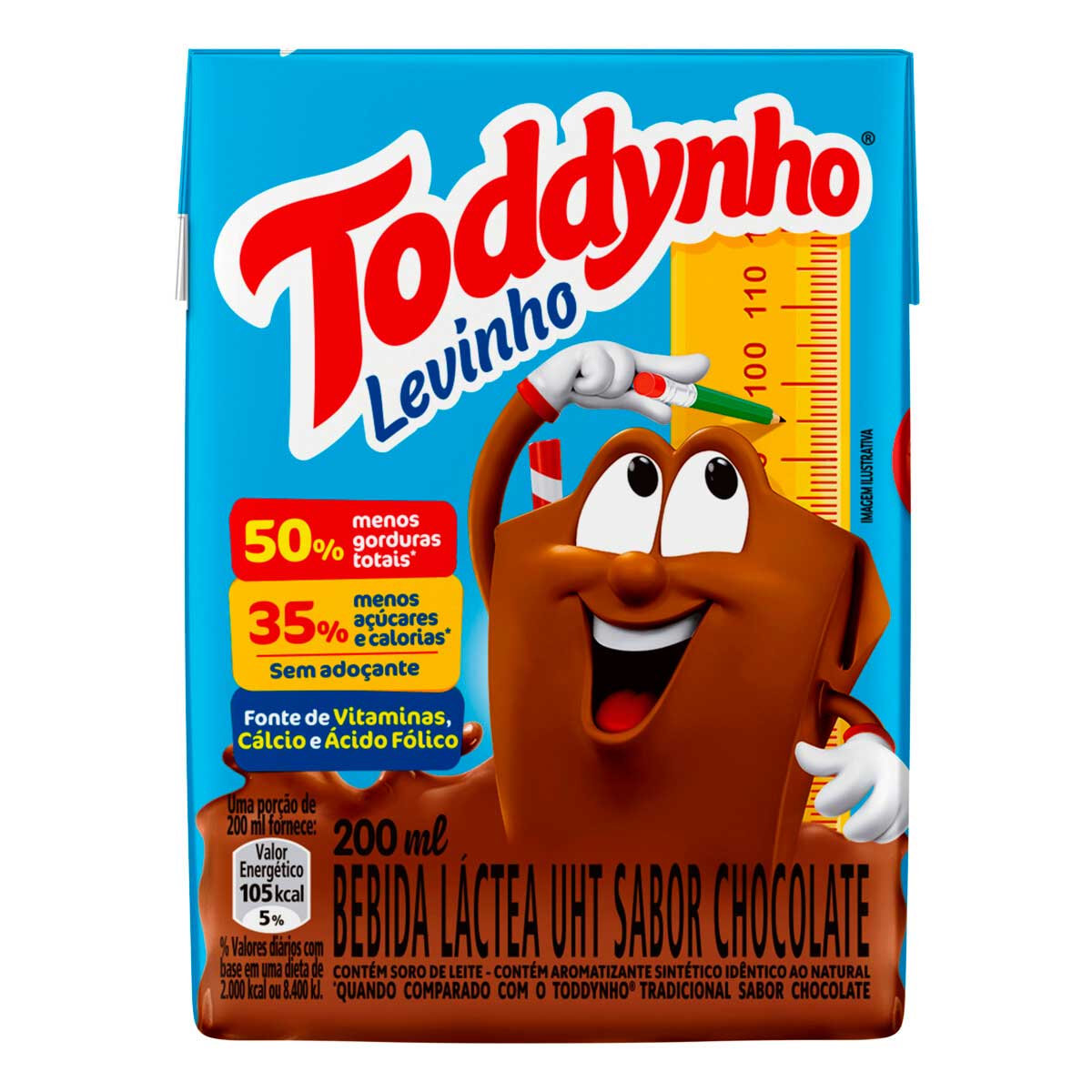 Bebida Láctea de Chocolate Toddynho Levinho 200ml