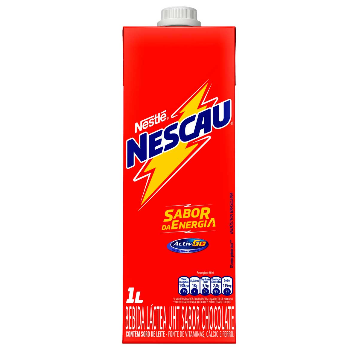 Bebida Láctea Instantânea Sabor Chocolate Nescau 1 Litro