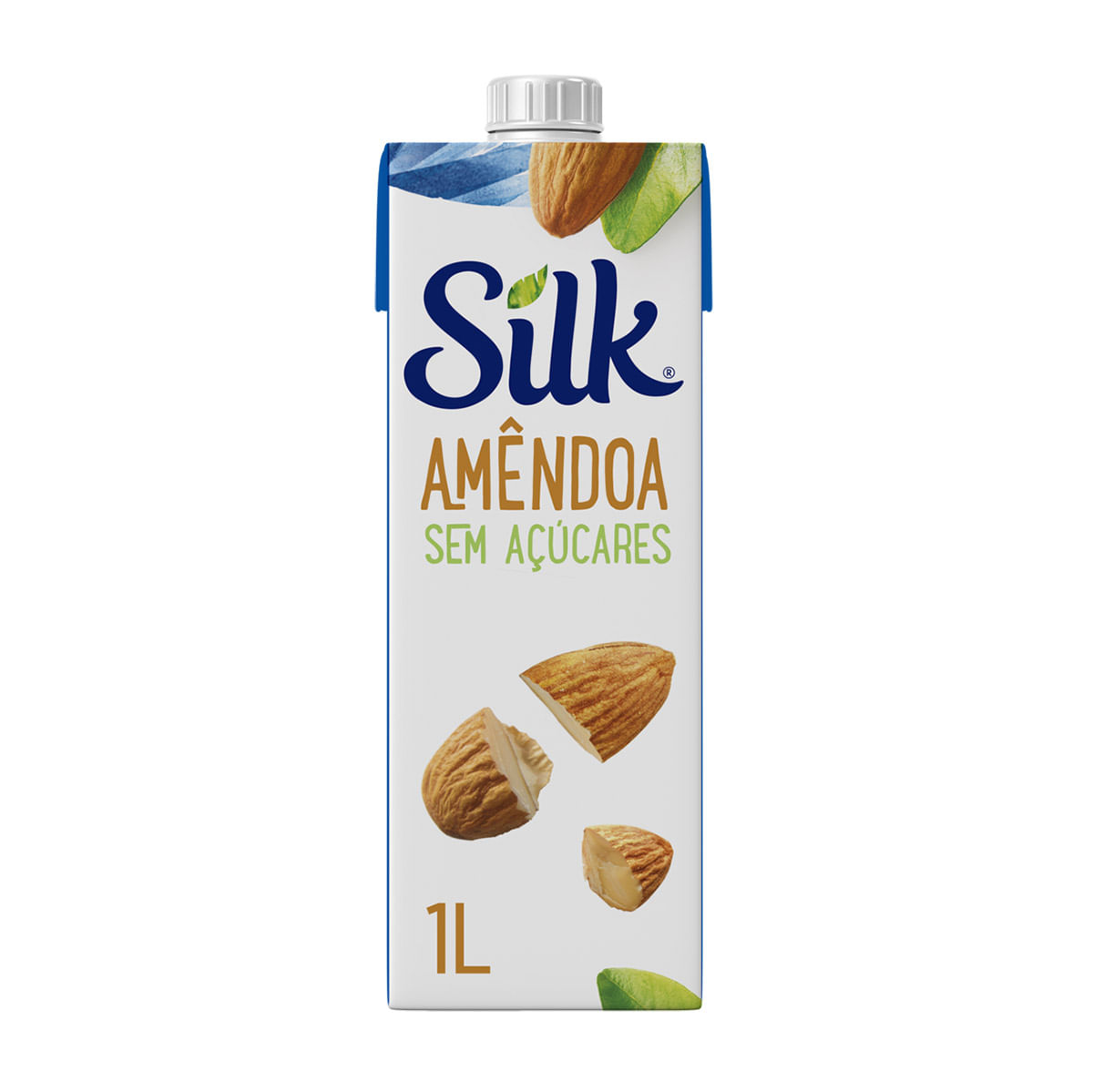 Bebida Vegetal Amêndoa Sem Açúcar Silk 1 L