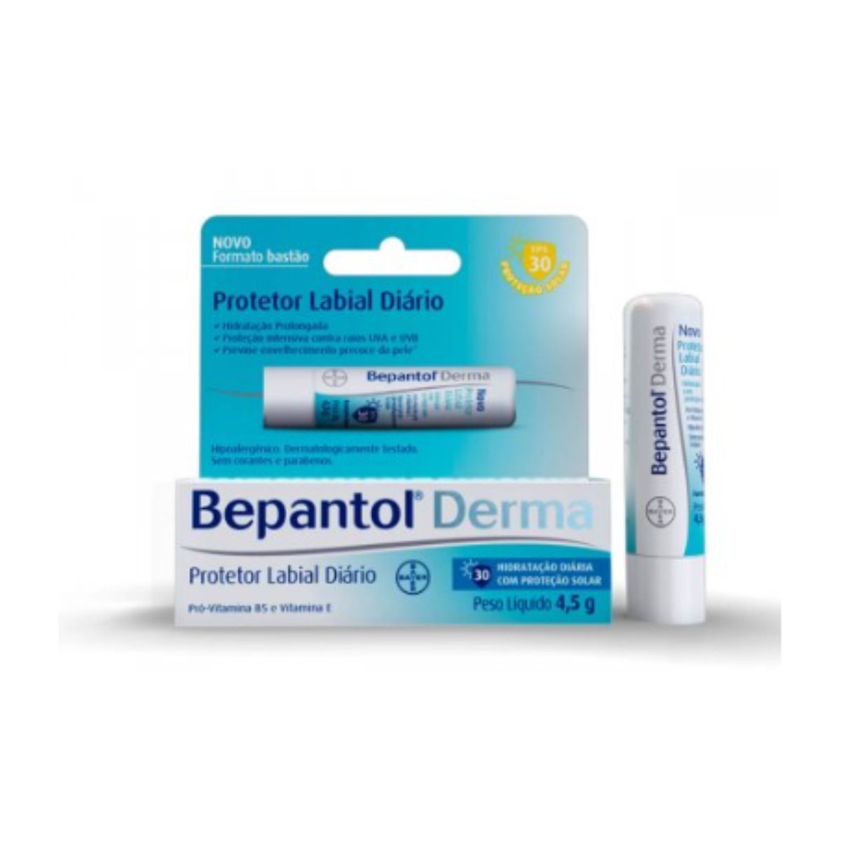 Protetor Labial Bepantol Derma com 4,5 g