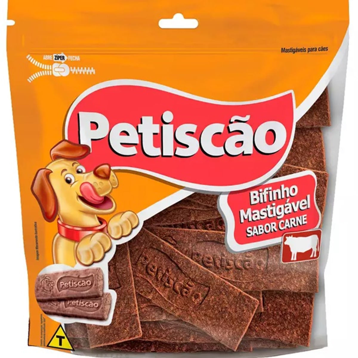 Bifinho Tablete para Cachorro Petiscão Carne 250 G