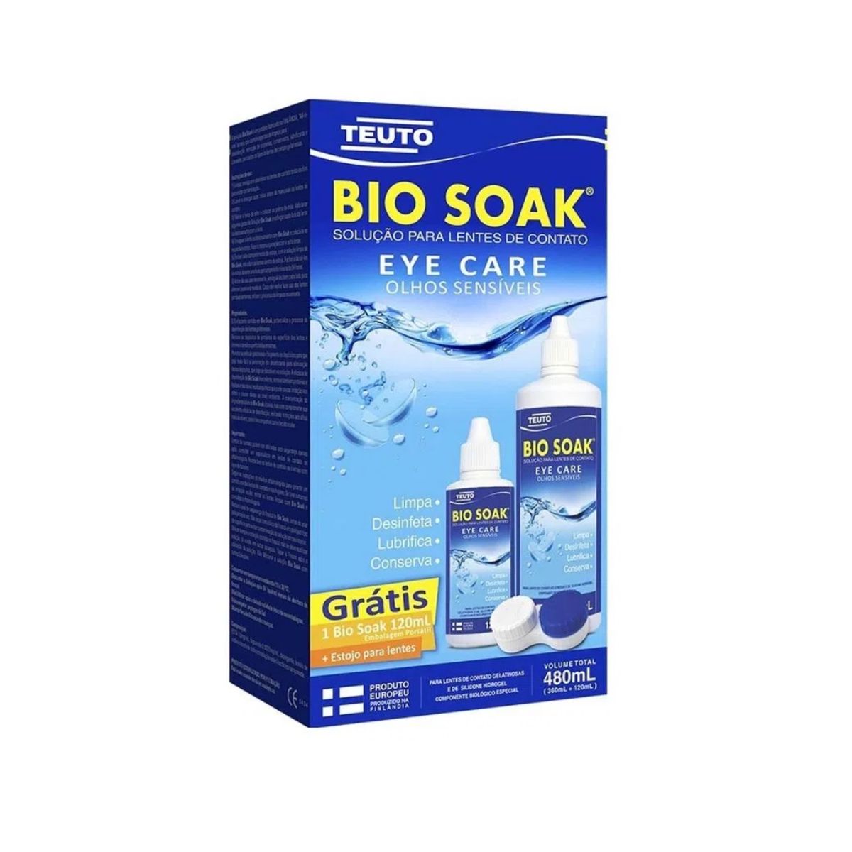 Bio Soak Soluções Para Lente de Contato 120 ml + 360 ml