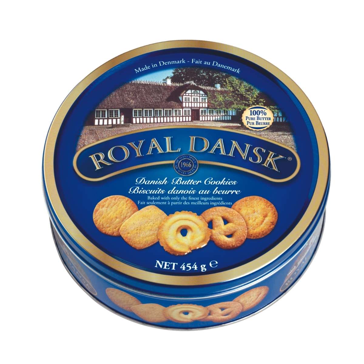 Biscoito Amanteigado Royal Dansk Kelsen lata 454 g