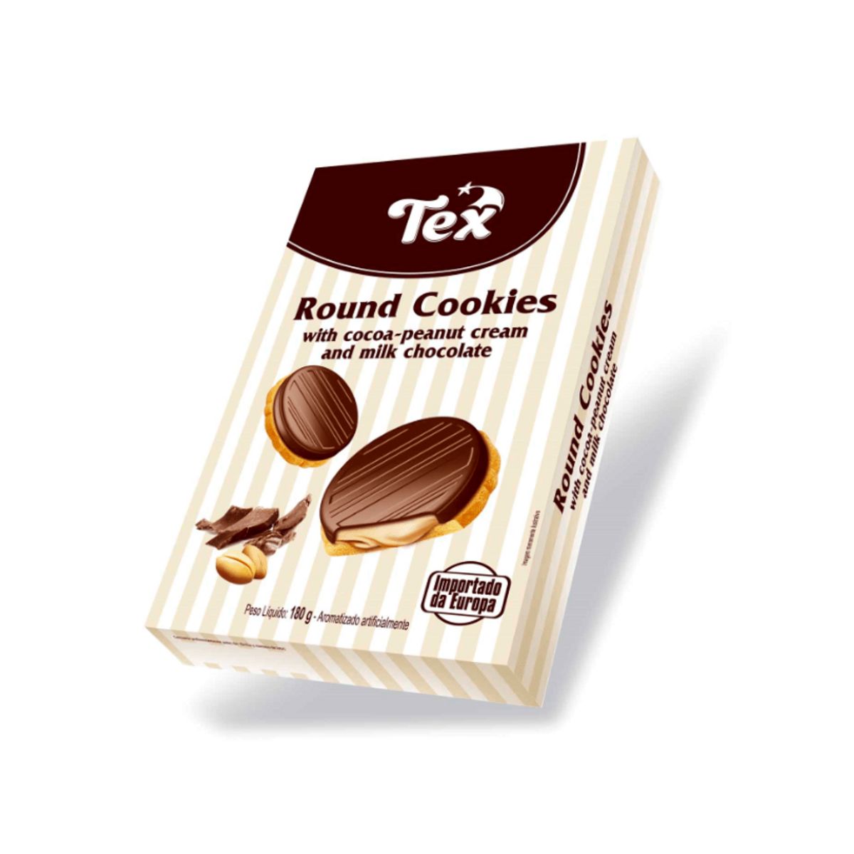 Biscoito Cook Round Cocoa Peanut 180 g