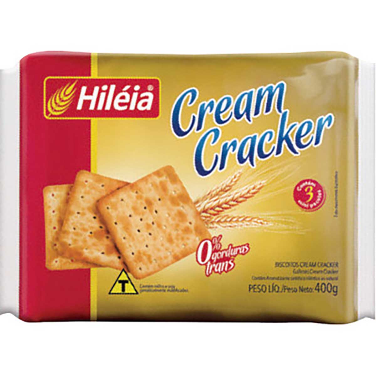 Biscoito Cream Cracker Hiléia 400 g