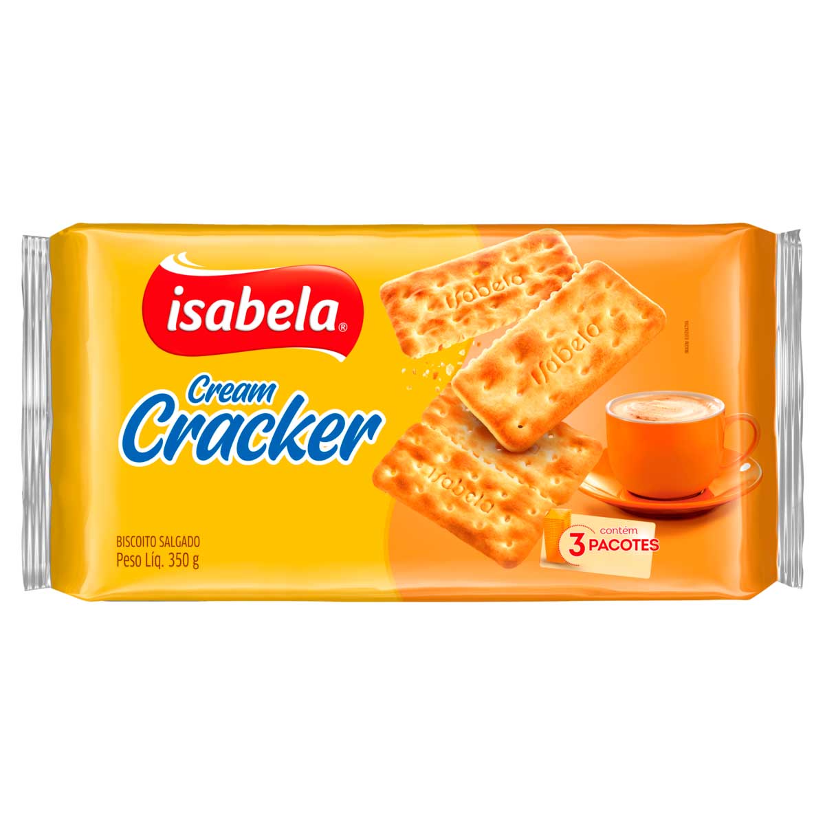 Biscoito Cream Cracker Isabela 350g