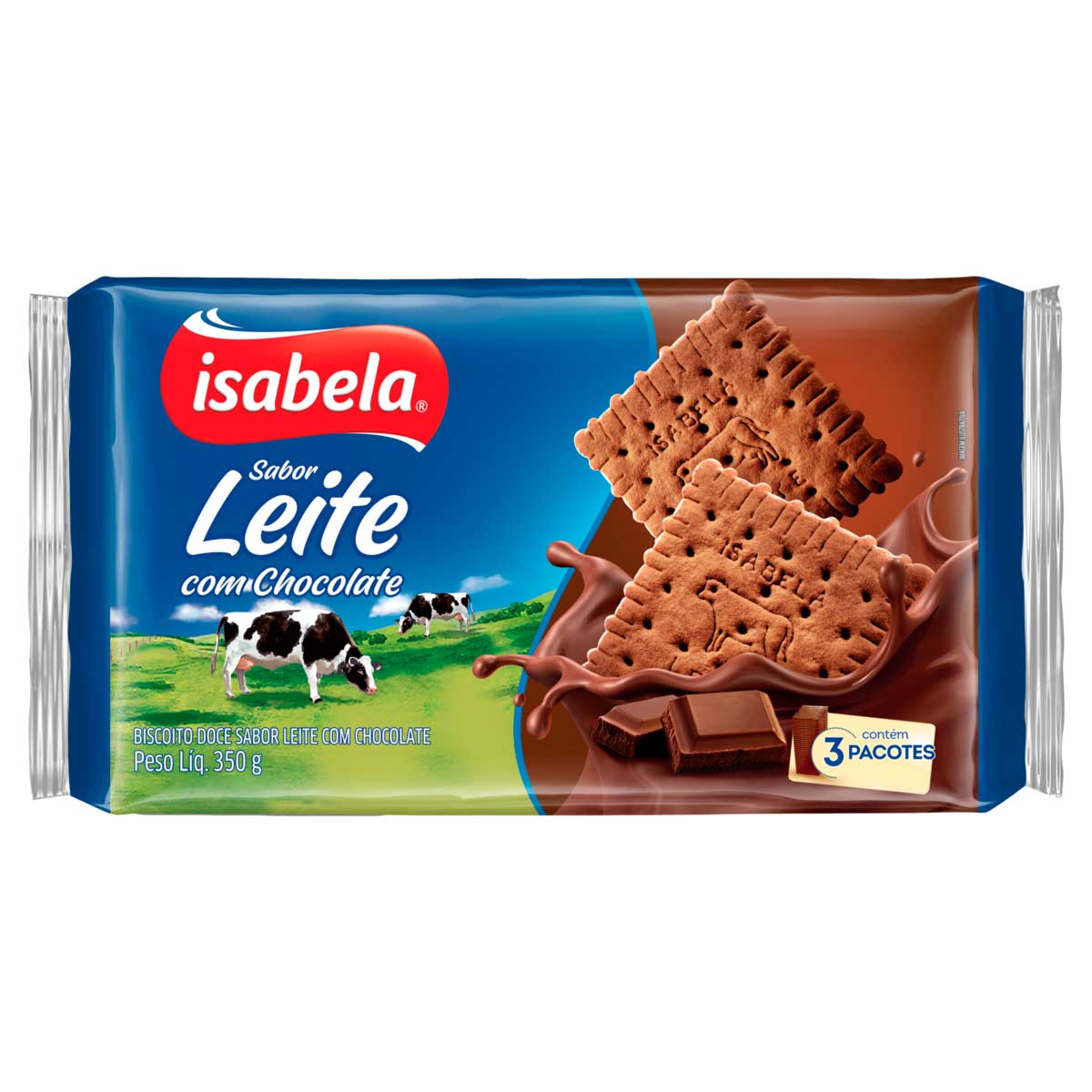 Biscoito de Leite com Chocolate Isabela 350g