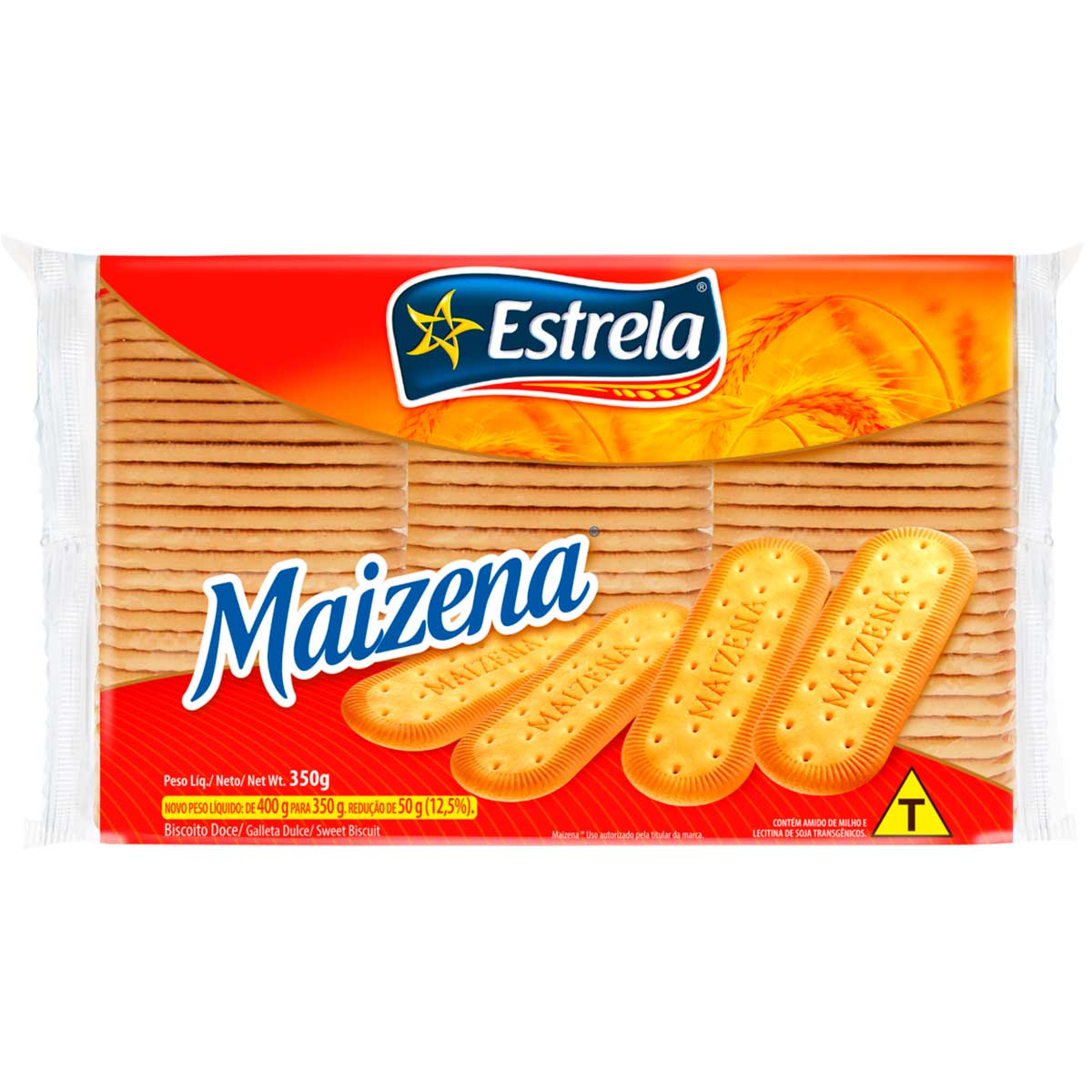 Biscoito de Maizena Estrela Pacote 350g