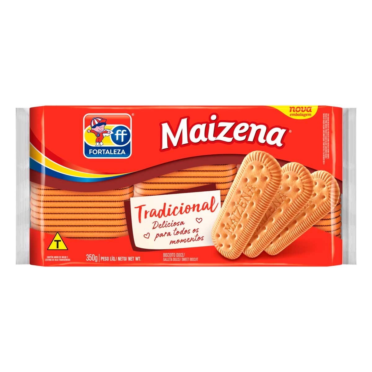 Biscoito de Maisena Fortaleza 350g