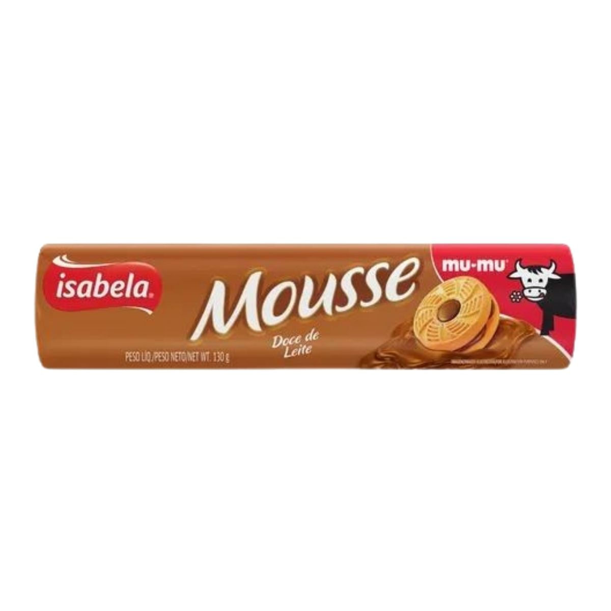 Biscoito Recheado Mouse Doce Leite Isabela 130 g