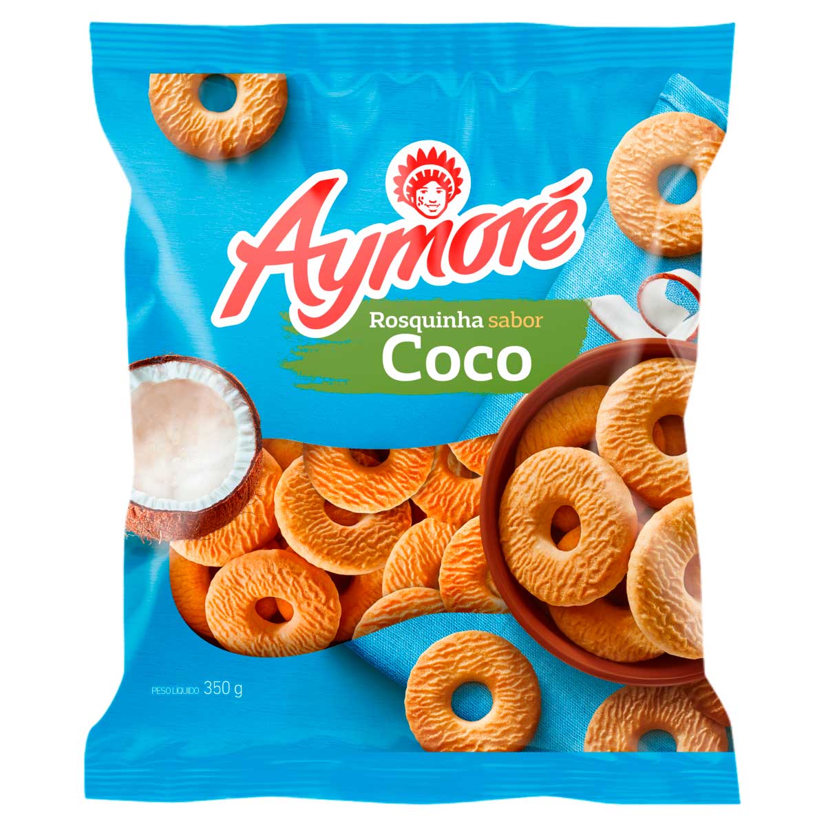 Biscoito Rosquinha Coco Aymoré 350g