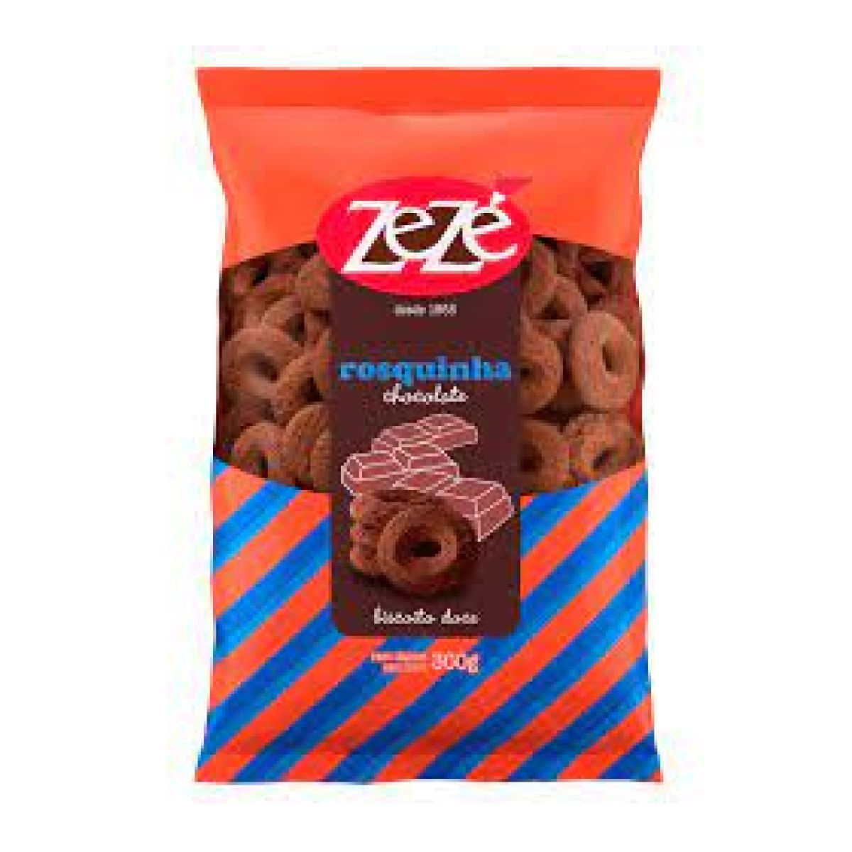 Biscoito Rosquinha de Chocolate Zezé 300g