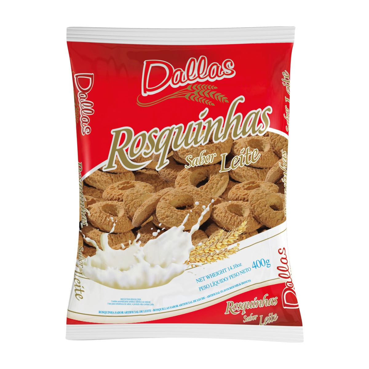 Biscoito Doce Rosquinha de Leite Dallas 400 g