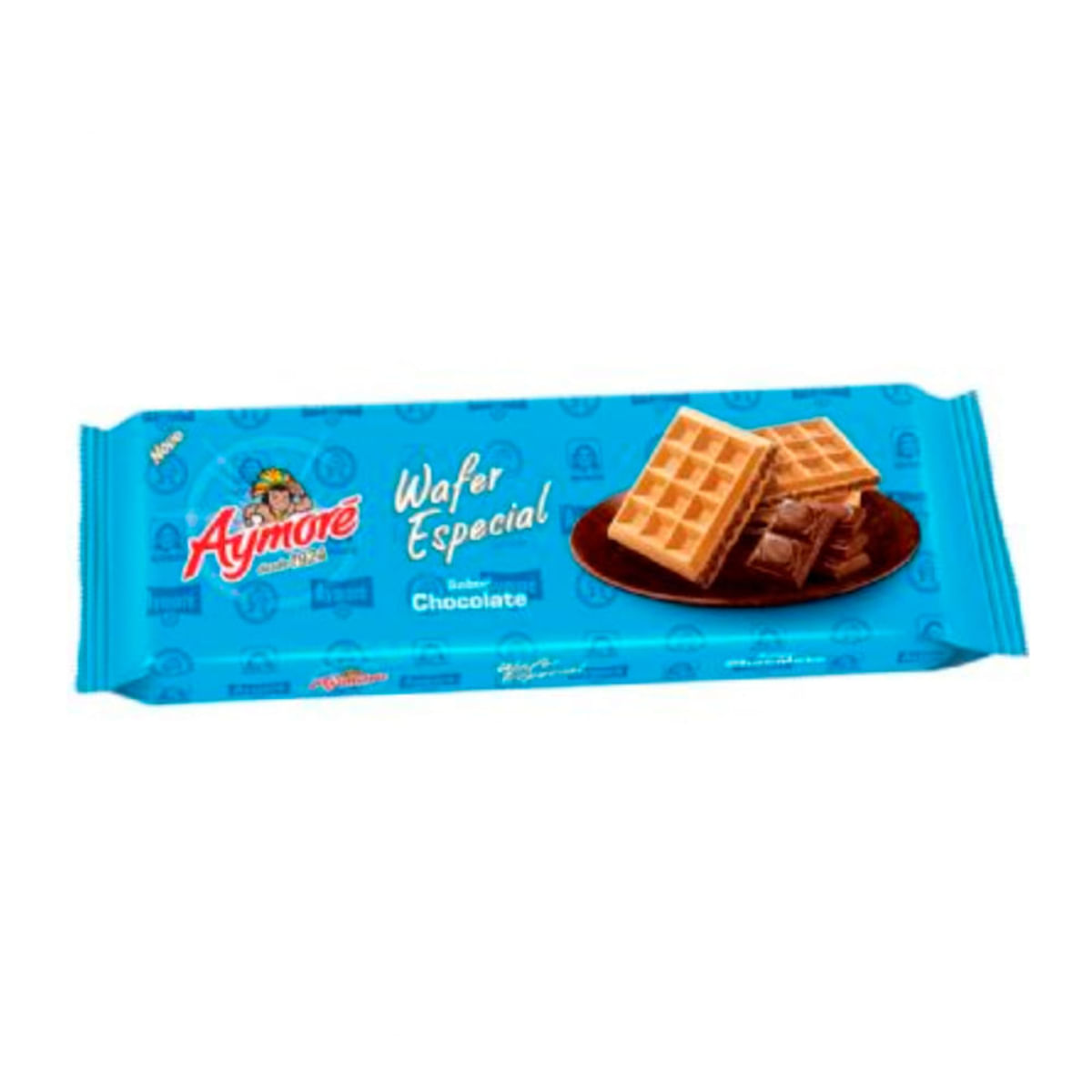 Biscoito Wafer Especial Sabor Chocolate Aymoré 80 g