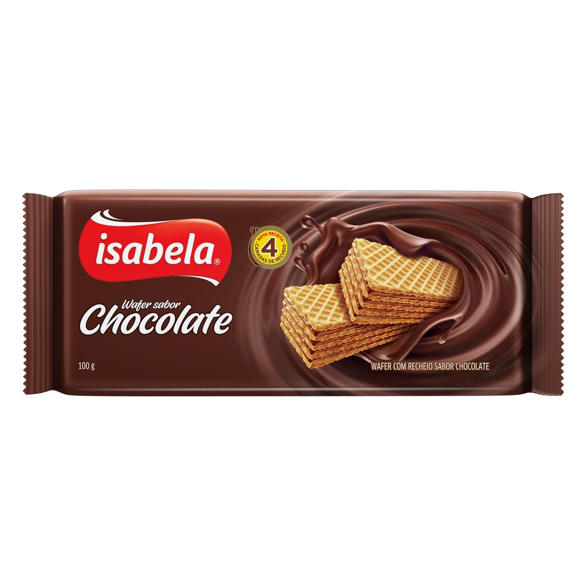 Wafer de Chocolate Isabela 100 g