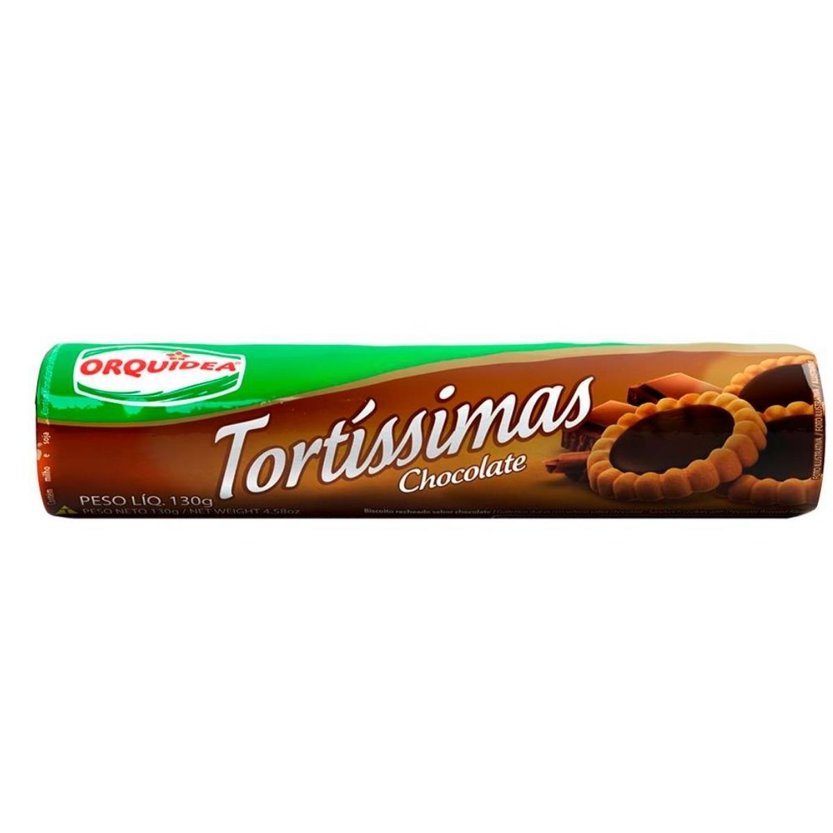 Biscoito Rechado de Chocolate Tortíssimas 130 g