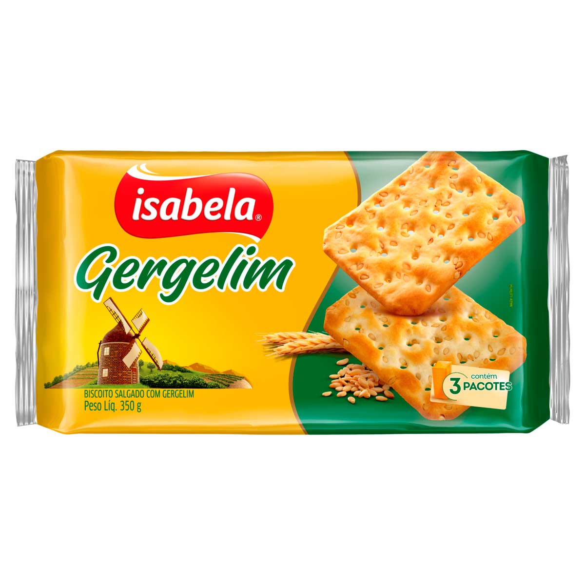 Biscoito com Gergelim Isabela 350g