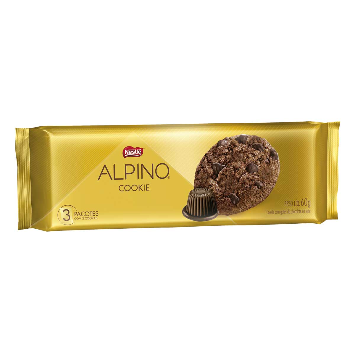 Biscoito Cookie Alpino 60 g