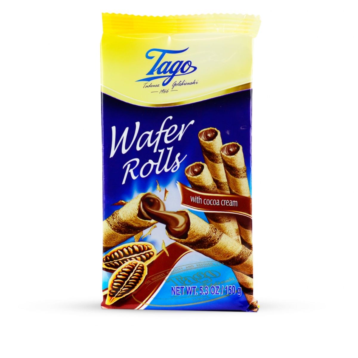 Biscoito Crispy Rolls Coco Cream Carrefour 150g