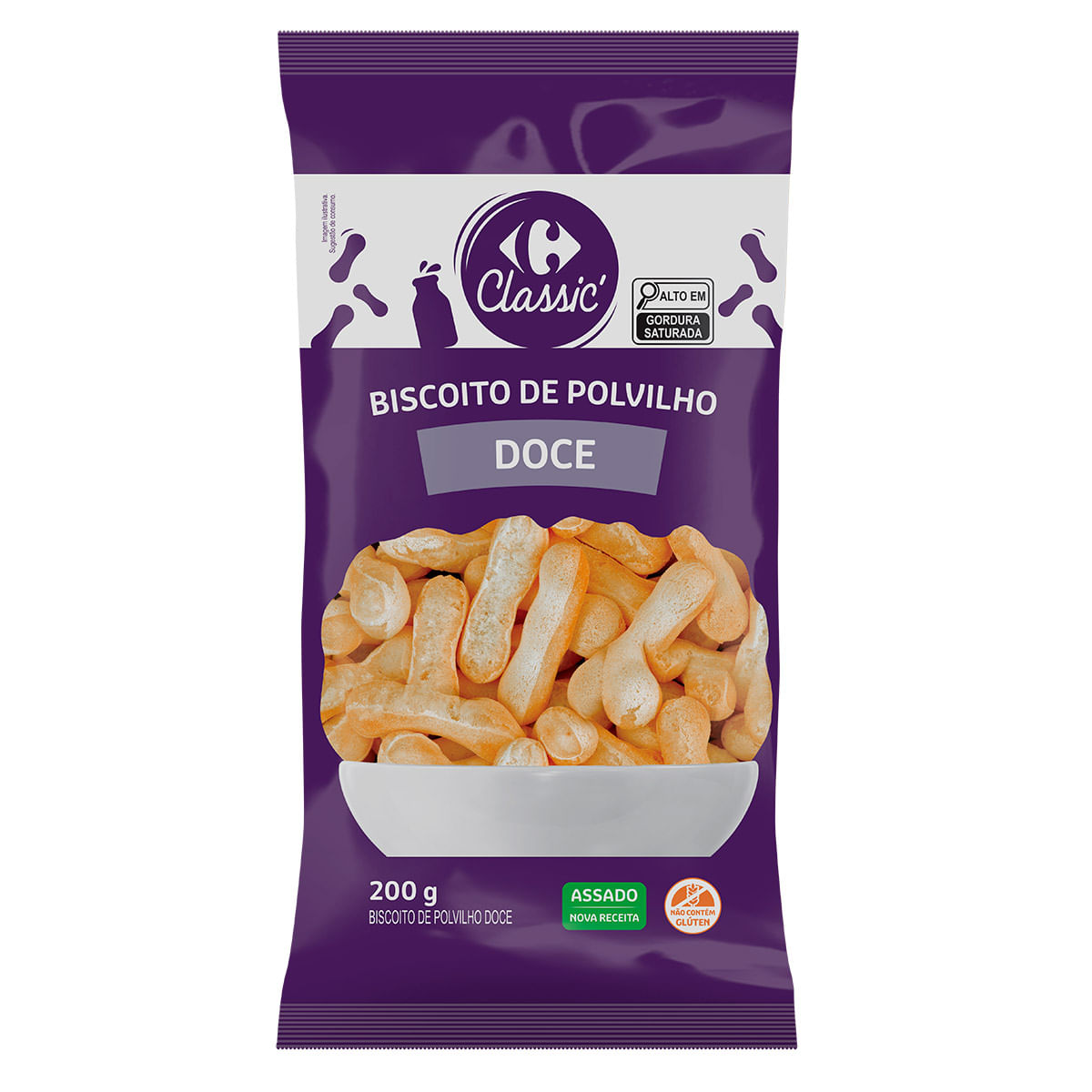 Biscoito de Polvilho Doce Carrefour 200g