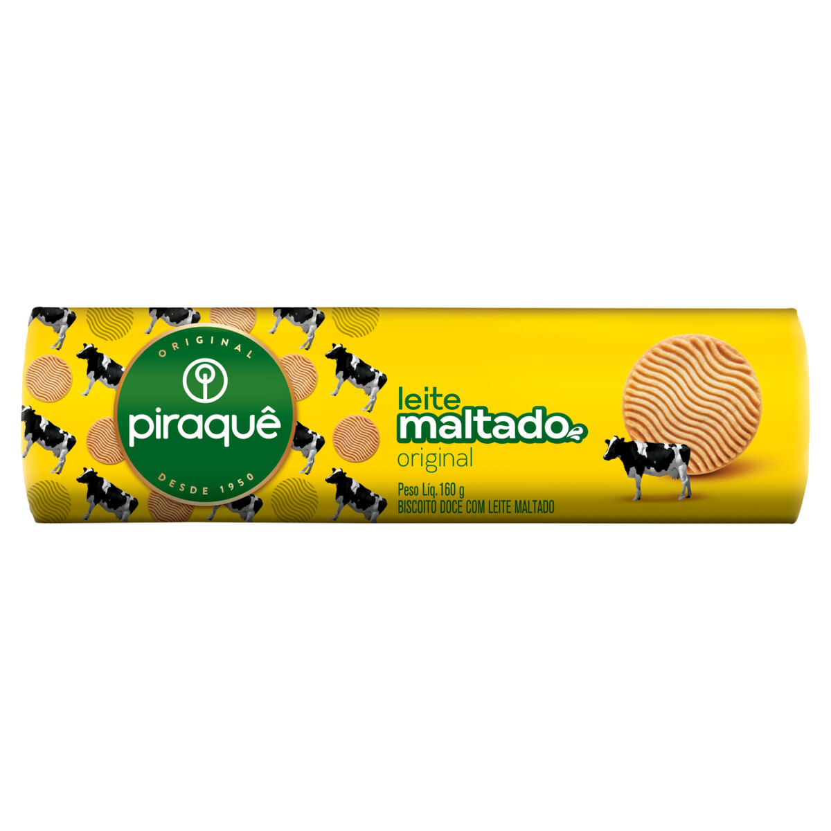 Biscoito Leite Maltado Piraquê 160g