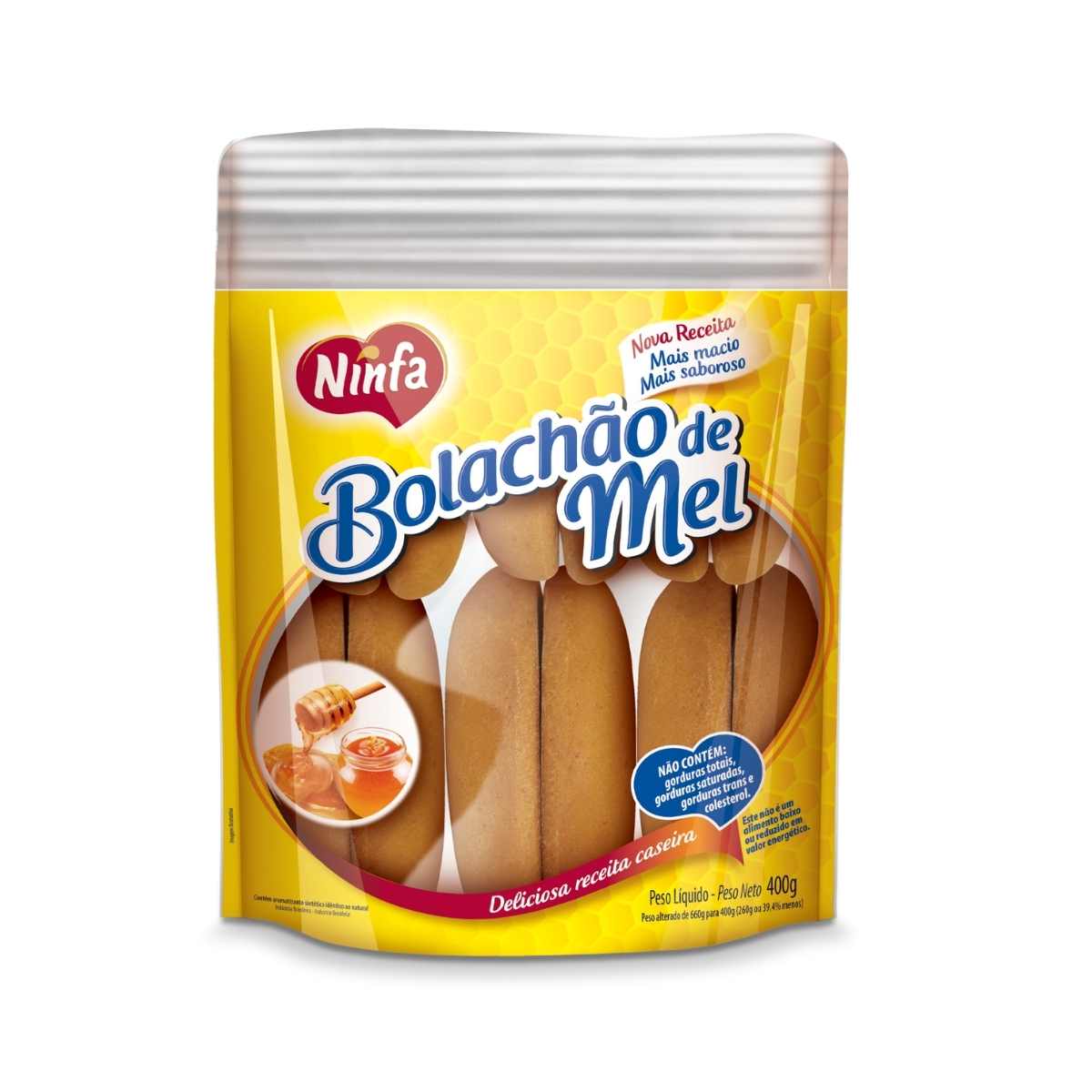 Biscoito Pão Mel Ninfa 340 g